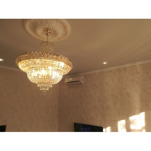 Люстра Хрустальный Каскад №1 с подвесом в Сочи Гусь Хрустальный