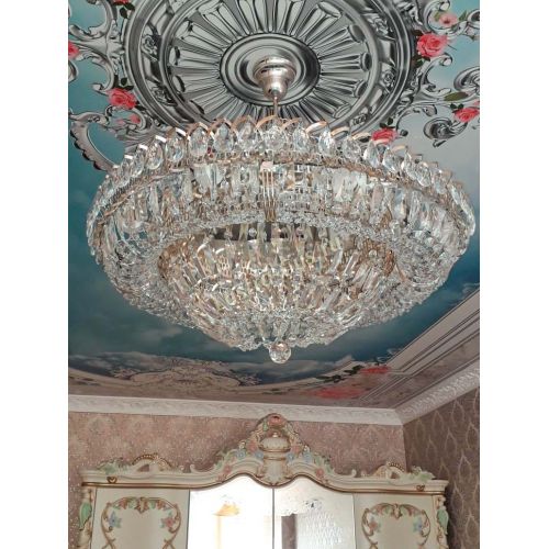 Люстра Хрустальный Каскад №1 с подвесом в Сочи Гусь Хрустальный