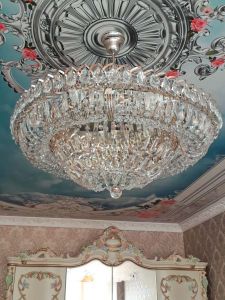 Люстра Хрустальный Каскад №1 с подвесом в Сочи отзыв и фото покупателя