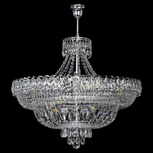 Люстра Хрустальный Каскад №11 с подвесом в Сочи Гусь Хрустальный