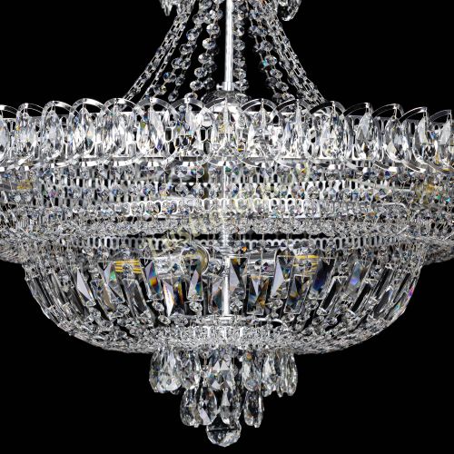Люстра Хрустальный Каскад №11 с подвесом в Сочи Гусь Хрустальный