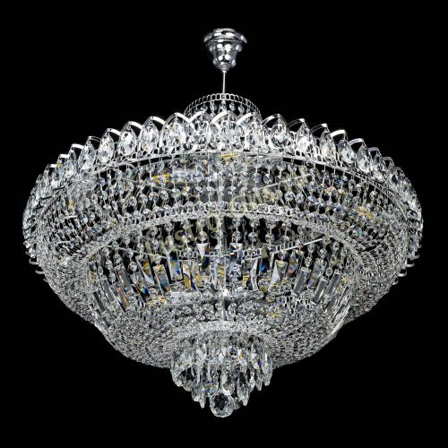Люстра Хрустальный Каскад №11 с подвесом в Сочи Гусь Хрустальный