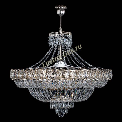 Люстра Хрустальный Каскад №11 с подвесом в Сочи Гусь Хрустальный