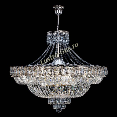 Люстра Хрустальный Каскад №11 с подвесом в Сочи Гусь Хрустальный
