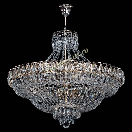 Люстра Хрустальный Каскад №11 с подвесом в Сочи Гусь Хрустальный
