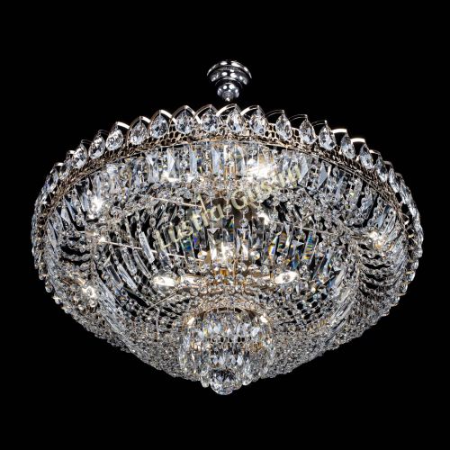 Люстра Хрустальный Каскад №11 с подвесом в Сочи Гусь Хрустальный