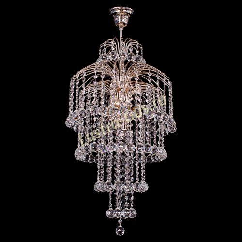 Люстра Хрустальные Брызги Каскад в Сочи Гусь Хрустальный