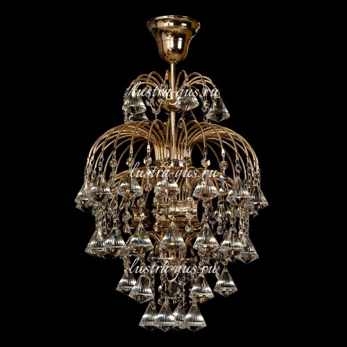 Люстра Хрустальные Брызги Конус 40 в Сочи Гусь Хрустальный