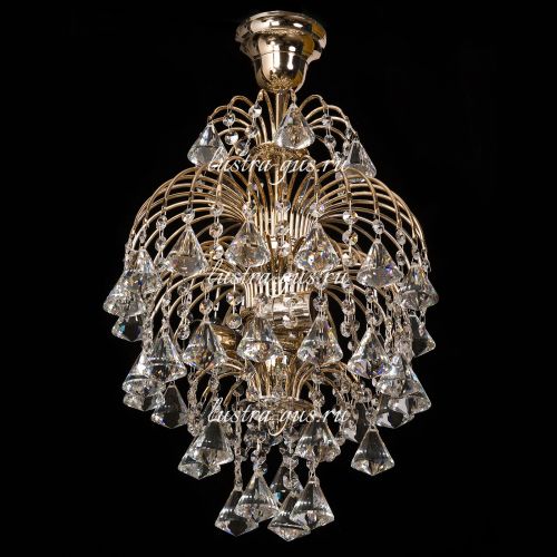 Люстра Хрустальные Брызги Конус 40 в Сочи Гусь Хрустальный
