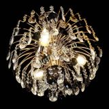 Люстра Хрустальные брызги с подвесом журавлик черный в Сочи Люстра Хрустальные брызги с подвесом журавлик черный в Сочи