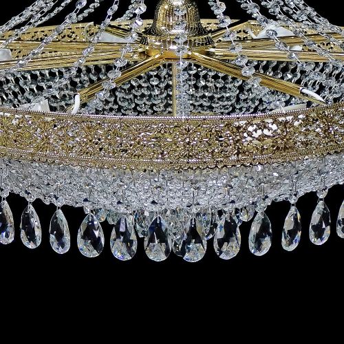 Люстра Италия Конус Журавлик с подвесом в Сочи Гусь Хрустальный