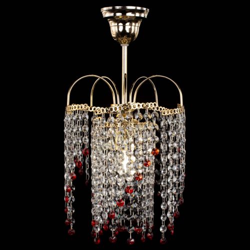 Люстра Иволга №1 Оптикон красная в Сочи Гусь Хрустальный
