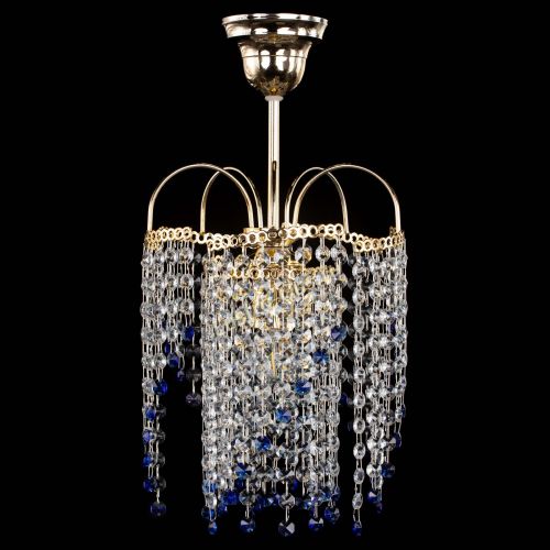 Люстра Иволга №1 Оптикон синяя в Сочи Гусь Хрустальный
