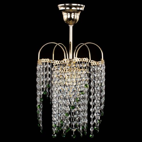 Люстра Иволга №1 Оптикон зеленая в Сочи Гусь Хрустальный