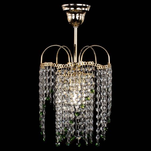 Люстра Иволга №1 Оптикон зеленая в Сочи Гусь Хрустальный
