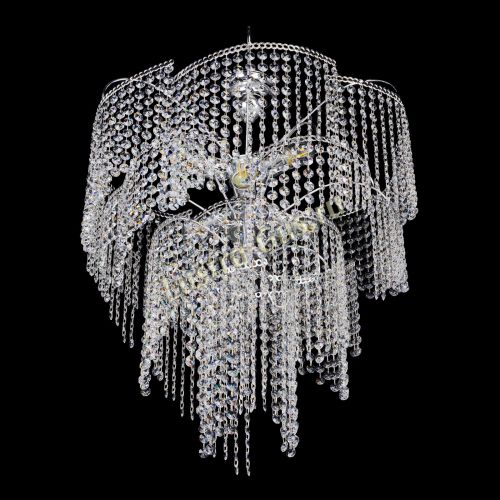 Люстра Иволга №6 ламп оптикон длинная в Сочи Гусь Хрустальный