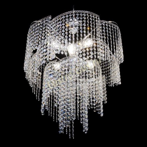 Люстра Иволга №6 ламп оптикон длинная в Сочи Гусь Хрустальный