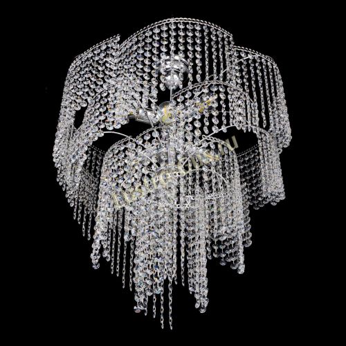 Люстра Иволга №6 ламп оптикон длинная в Сочи Гусь Хрустальный