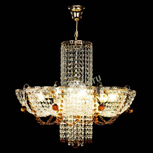 Люстра Камея №6 подвесная чайная в Сочи Гусь Хрустальный