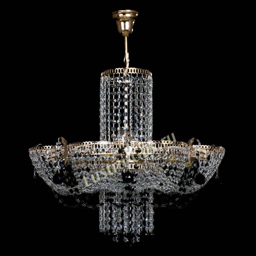 Люстра Камея №6 подвесная черная в Сочи Гусь Хрустальный