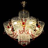 Люстра Камея №6 подвесная красная в Сочи Люстра Камея №6 подвесная красная в Сочи