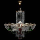 Люстра Камея №6 подвесная красно-зеленая в Сочи