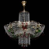 Люстра Камея №6 подвесная красно-зеленая в Сочи