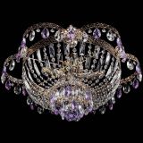 Люстра Камея Флора №5 с подвесом Фиолетовая в Сочи