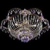 Люстра Камея Флора №5 с подвесом Фиолетовая в Сочи