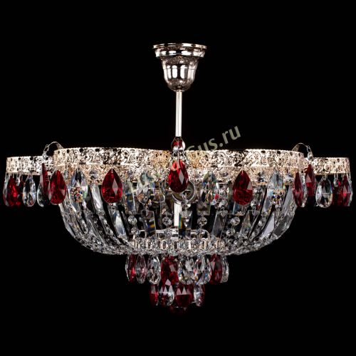 Люстра Камея Флора №5 с подвесом Красная в Сочи Люстра Камея Флора №5 с подвесом Красная в Сочи
