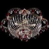 Люстра Камея Флора №5 с подвесом Красная в Сочи Люстра Камея Флора №5 с подвесом Красная в Сочи