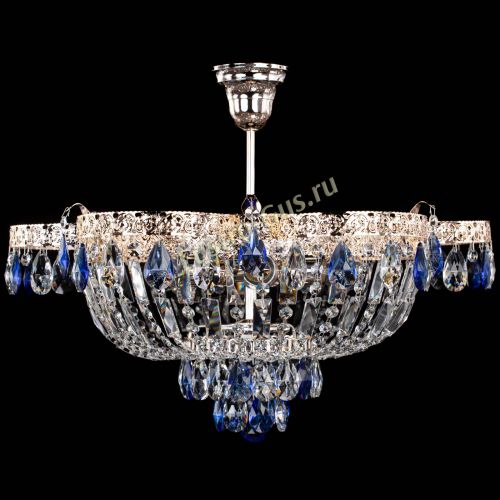 Люстра Камея Флора №5 с подвесом Синяя в Сочи Люстра Камея Флора №5 с подвесом Синяя в Сочи