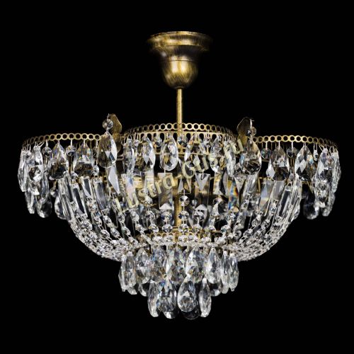 Люстра Камея с подвесом под бронзу в Сочи Гусь Хрустальный