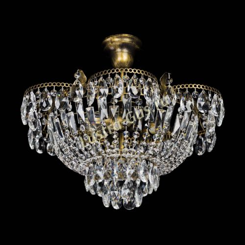 Люстра Камея с подвесом под бронзу в Сочи Гусь Хрустальный