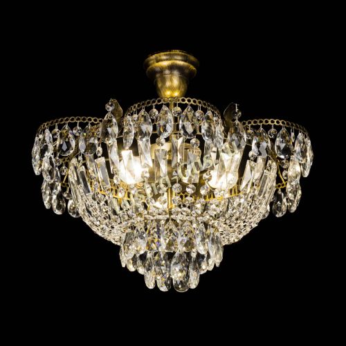 Люстра Камея с подвесом под бронзу в Сочи Гусь Хрустальный