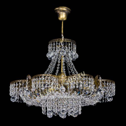 Люстра Камея Шар с подвесом под бронзу в Сочи Гусь Хрустальный