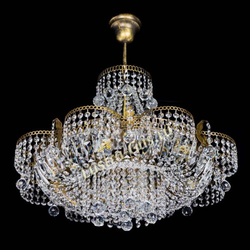 Люстра Камея Шар с подвесом под бронзу в Сочи Гусь Хрустальный