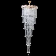 Люстра Капель 5 ламп конус 40 см длинная