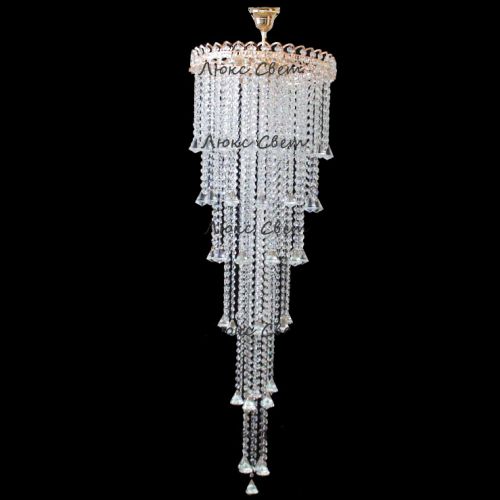 Люстра Капель 5 ламп конус 40 см длинная в Сочи Люстра Капель 5 ламп конус 40 см длинная в Сочи