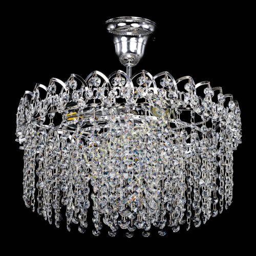 Люстра Капель-лепесток обтикон с подвесом в Сочи Гусь Хрустальный