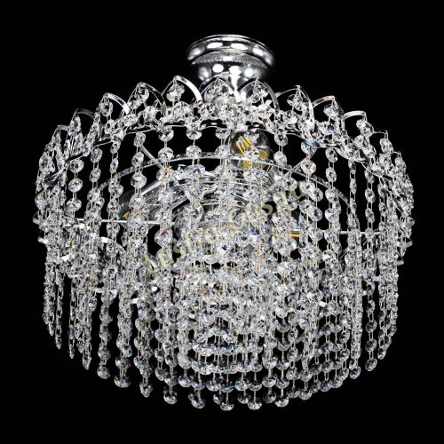 Люстра Капель-лепесток обтикон с подвесом в Сочи Гусь Хрустальный