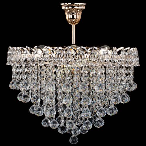 Люстра Капель Лепесток Шар  30мм с подвесом в Сочи Гусь Хрустальный