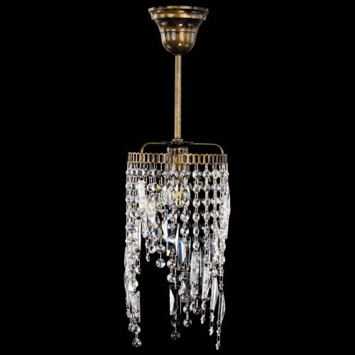 Люстра Капель мини №4 под бронзу в Сочи Гусь Хрустальный
