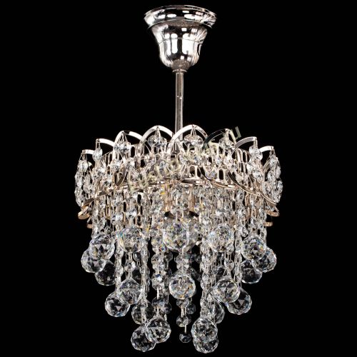 Люстра Капель оптикон шар №1 с подвесом в Сочи Гусь Хрустальный