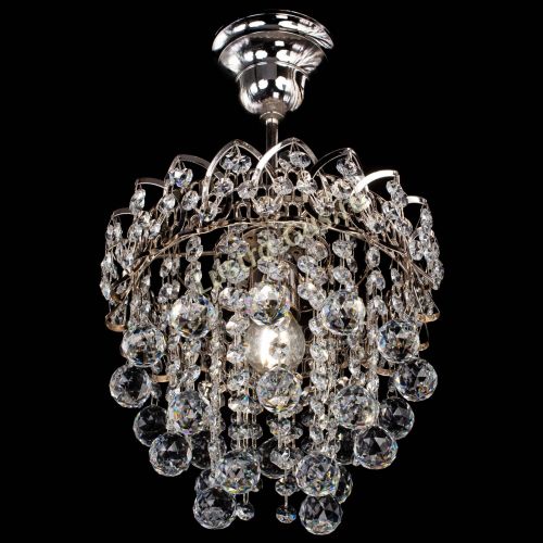 Люстра Капель оптикон шар №1 с подвесом в Сочи Гусь Хрустальный