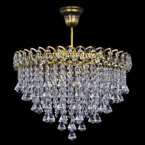 Люстра Капель Пирамида 30 с подвесом под бронзу в Сочи Люстра Капель Пирамида 30 с подвесом под бронзу в Сочи