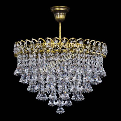 Люстра Капель Пирамида 40 с подвесом под бронзу в Сочи Люстра Капель Пирамида 40 с подвесом под бронзу в Сочи