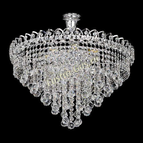 Люстра Капель Пирамида Шар 30 с подвесом в Сочи Гусь Хрустальный