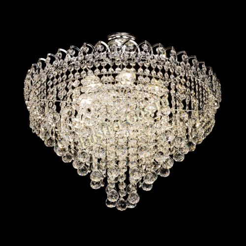 Люстра Капель Пирамида Шар 30 с подвесом в Сочи Гусь Хрустальный