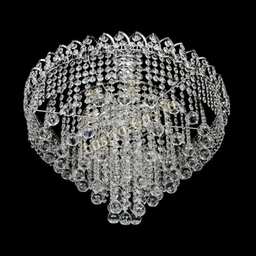 Люстра Капель Пирамида Шар 30 с подвесом в Сочи Гусь Хрустальный